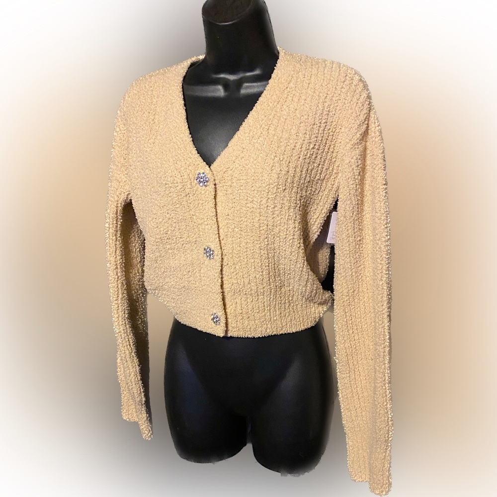 No Boundaries Cardigan in Tan (NEW)